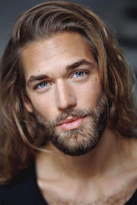 long hair men model|30 Best Long Hairstyles For Men in 2024 .